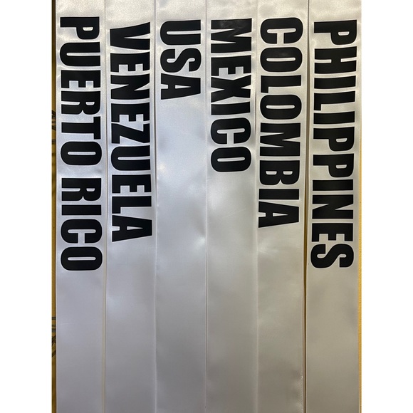 Miss Universe Country Sashes, Any Country Pageant - Picture 2 of 2
